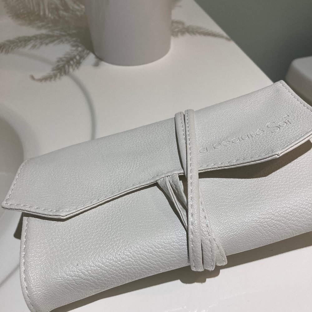 Vegan Leather Make -Up Brush Set